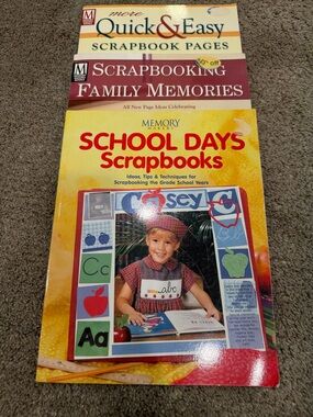 Memory Makers "School Days" Scrapbook Book - Yellow Cover